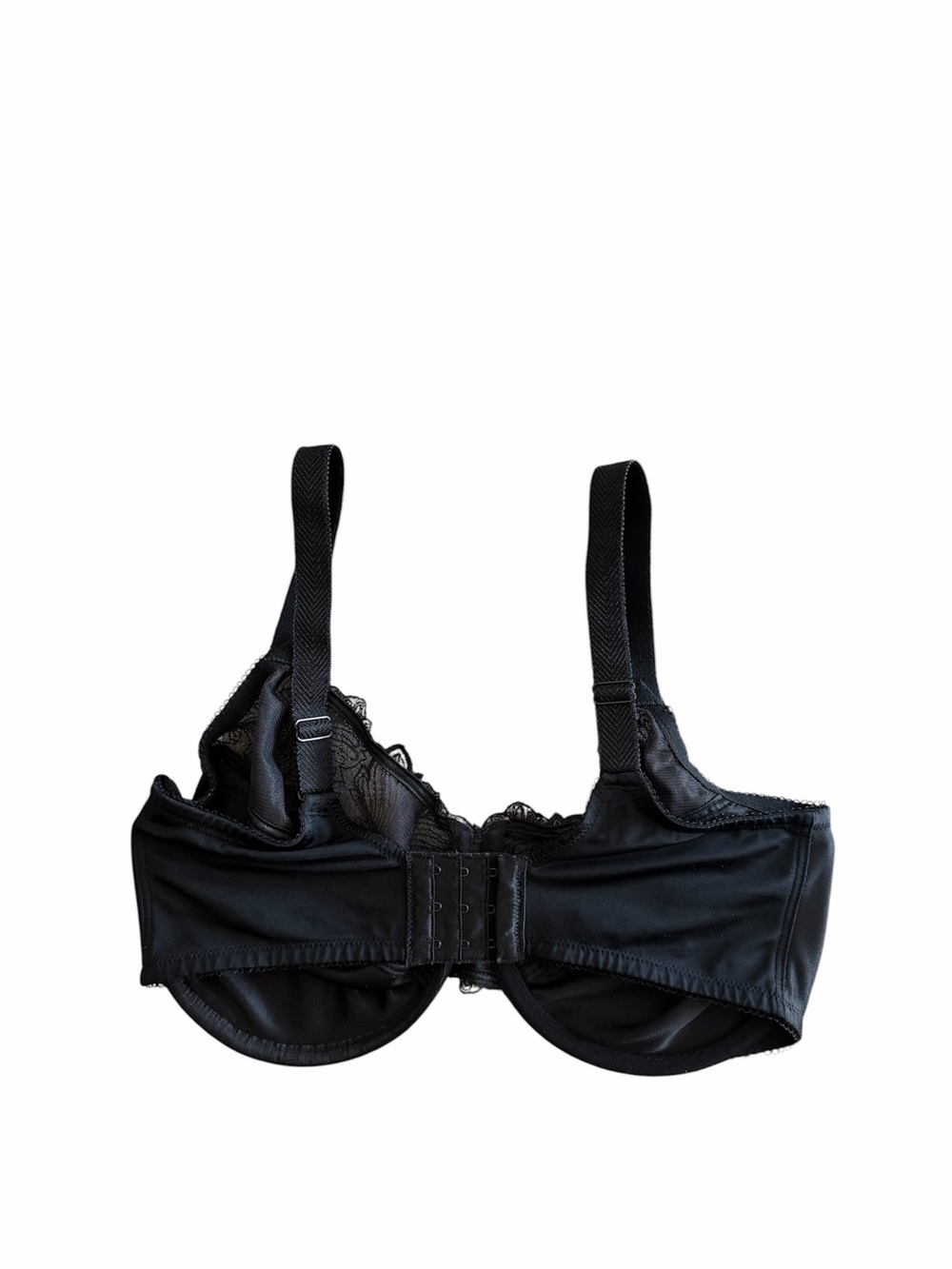 WACOAL Slim Silhouette Minimizer Bra 38DDD Black 857361 Underwire Support - Picture 5 of 5